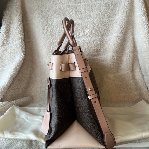 Michael Kors Women's Gramercy Large Satchel Convertible Crossbody Bag Handbag - Picture 4 of 9